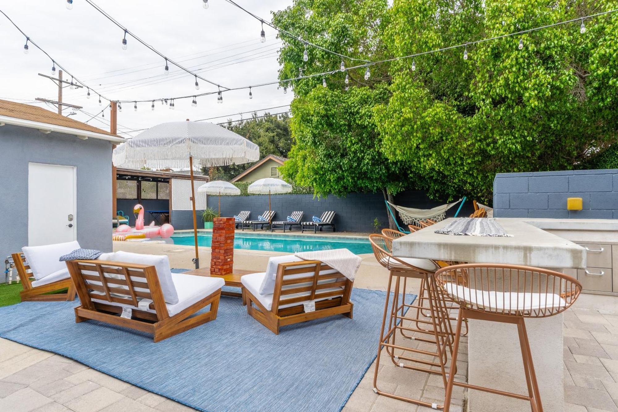 Angel&Rose Universal Hollywood Heated Pool House King Bed Лос-Анджелес Экстерьер фото