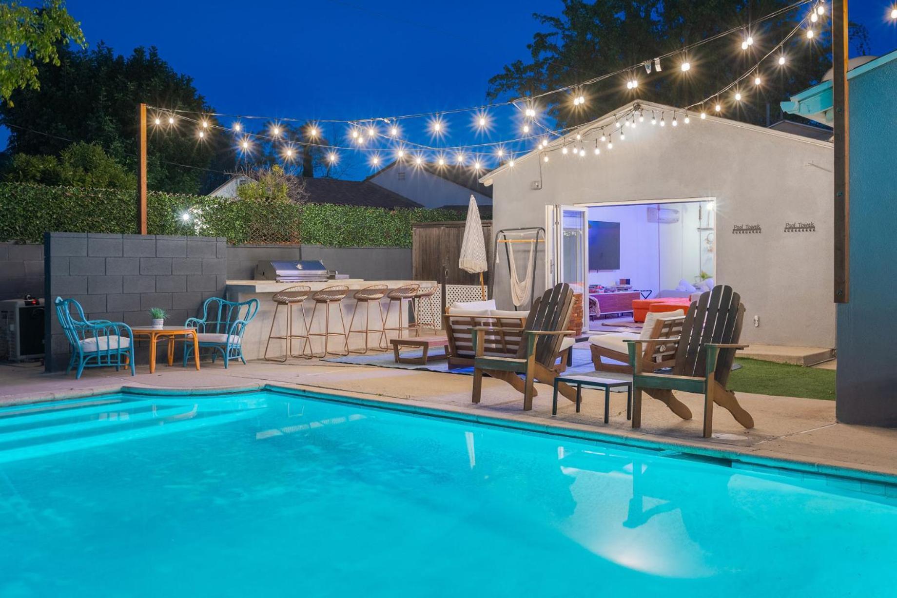 Angel&Rose Universal Hollywood Heated Pool House King Bed Лос-Анджелес Экстерьер фото