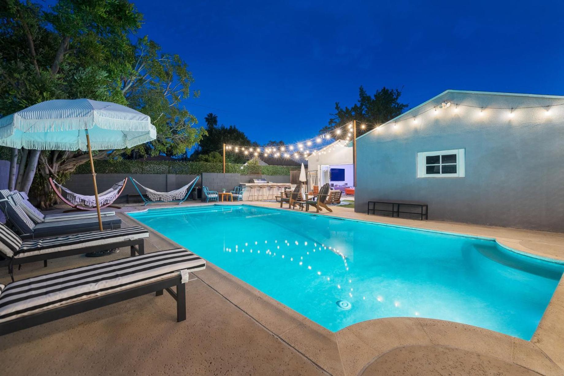 Angel&Rose Universal Hollywood Heated Pool House King Bed Лос-Анджелес Экстерьер фото